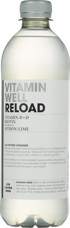 Vitamin Well Reload 0,5l flaske