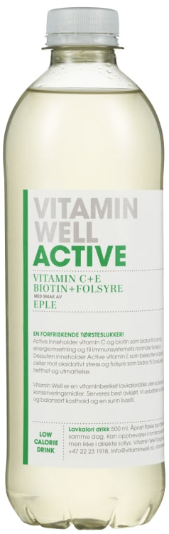 Vitamin Well Active 0,5l flaske