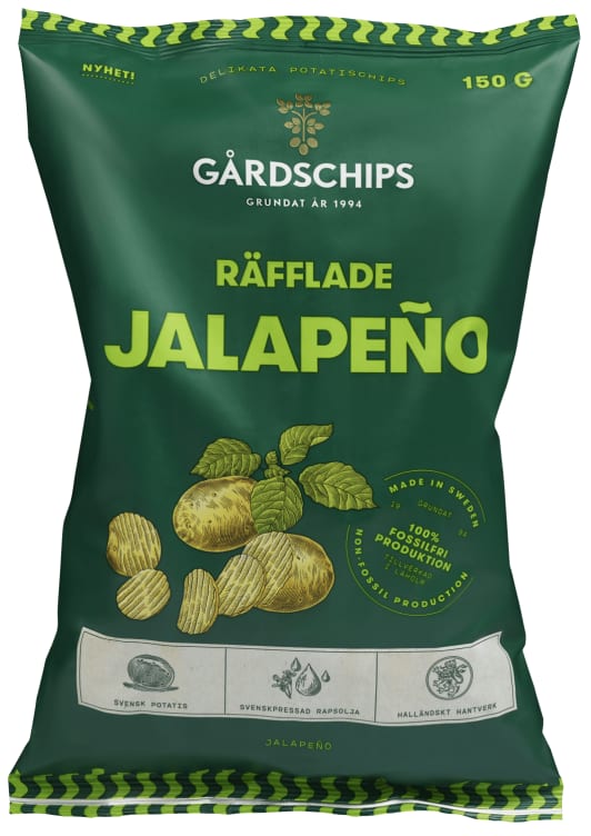 Potatischips Riflet Jalapeno 150g Gårdschips