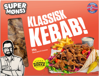 Kebab Klassisk 275g Super Mønsj