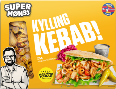 Kyllingkebab 275g Super Mønsj