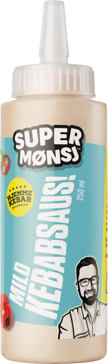 Kebabsaus Mild 250ml Super Mønsj