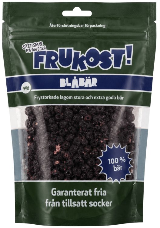 Blåbær Frysetørket 50g