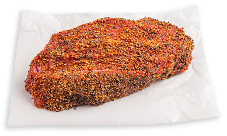 Mørbradbiff Av Storfe i skiver Krydret pr Kg