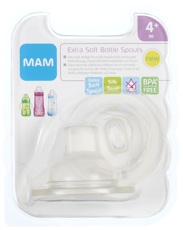 Bilde av Flaskesmokk Extra Soft Spout 2stk Nam