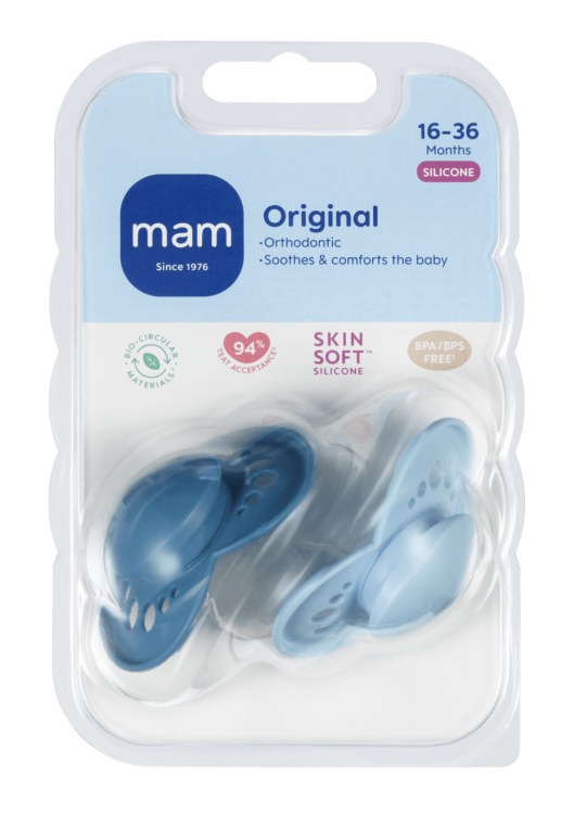 Narresmokk Orig 16-36m Silk 2stk Blister Mam