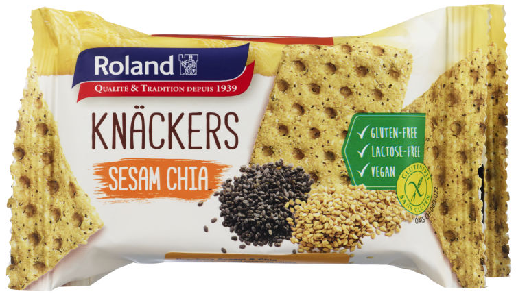 Product Image for Crackers Sesam Chia glutenfri 140g Roland