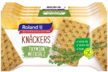 Crackers Timian Salt glutenfri 140g Roland