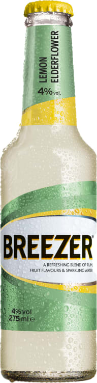 Bacardi Breezer Lemon&Elderflower 27,5cl flaske