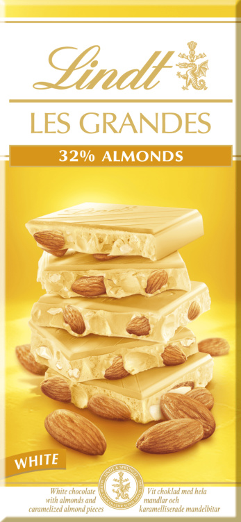 Product Image for Lindt Les Grandes White Almond 150g
