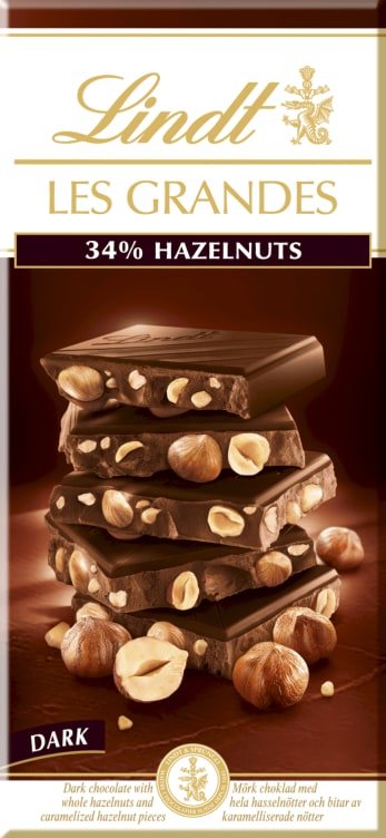 Lindt Les Grandes Dark Hazelnut 150g