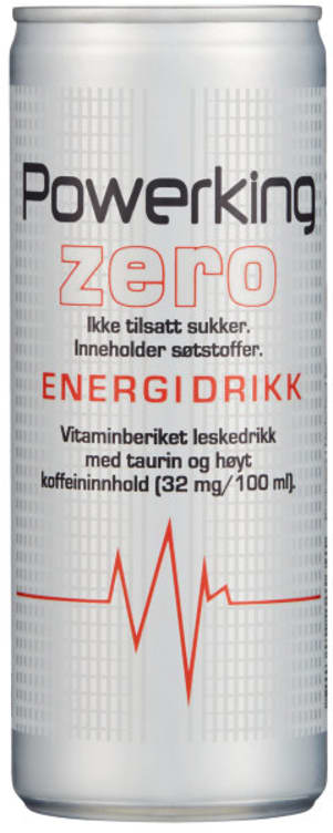 Powerking Zero Energidrikk 250ml boks