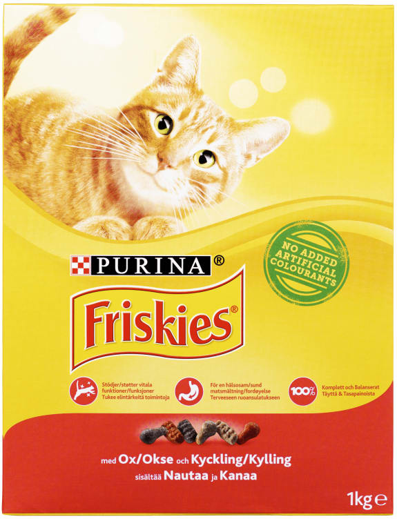 Friskies Okse/Kylling/Lever 1kg