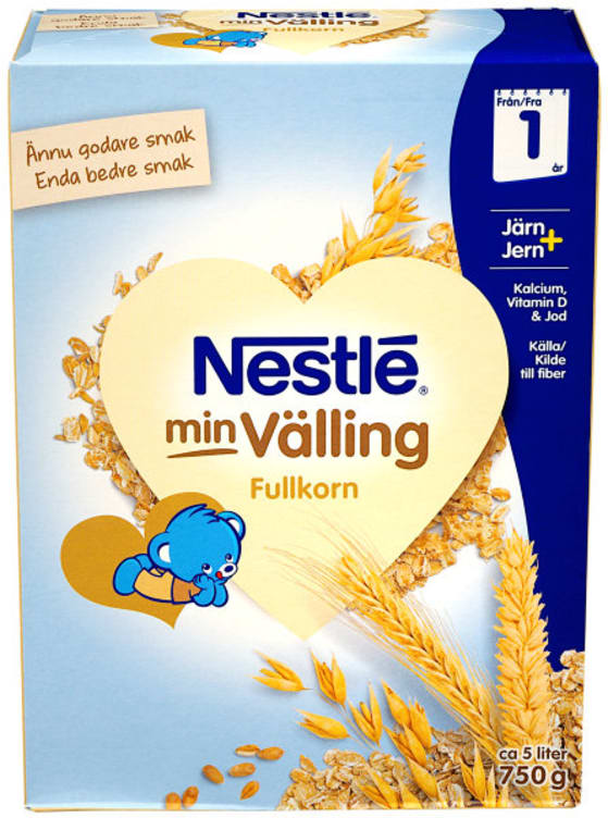 Min Velling Fullkorn 1år 750g Nestle