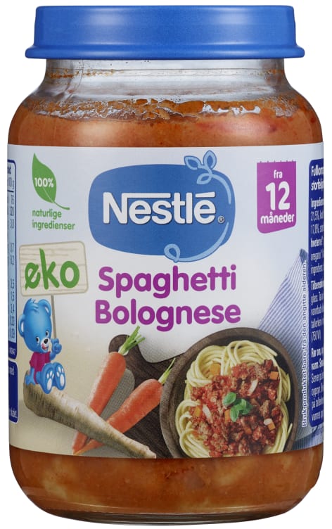 Spaghetti Bolognese 12mnd 190g Nestle