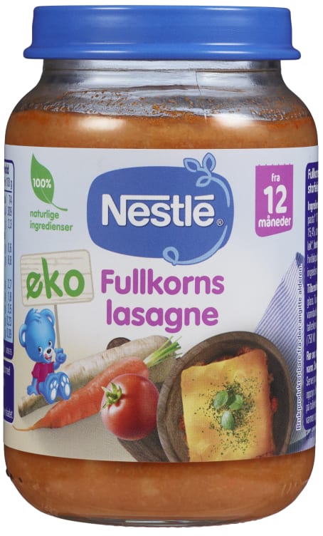 Bilde av Fullkornslasagne 12mnd 190g Nestle