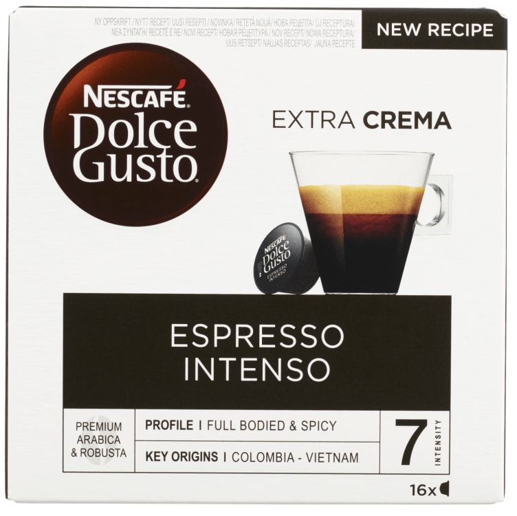 Bilde av Espresso Intenso 16kapsler Dolce Gusto