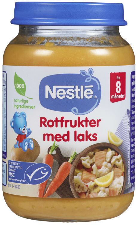 Rotfrukter m/Laks 8mnd 190g