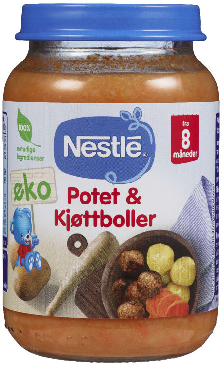 Potet&Kjøttboller 8mnd 190g Nestle
