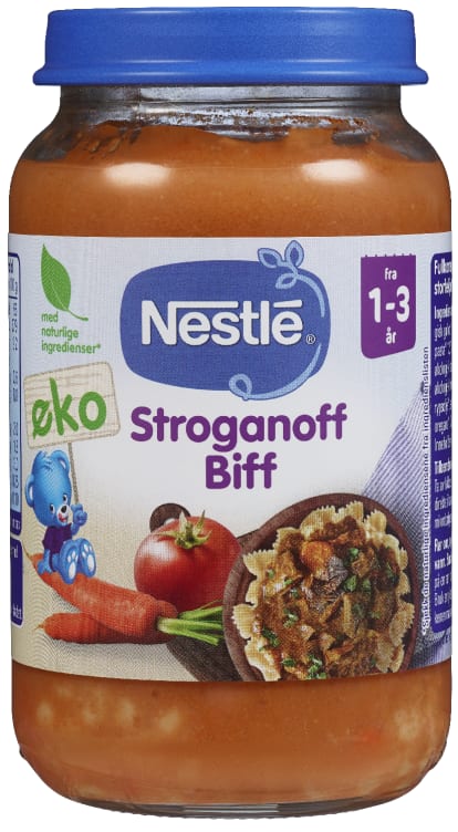Stroganoff Biff 1-3år 220g Nestle