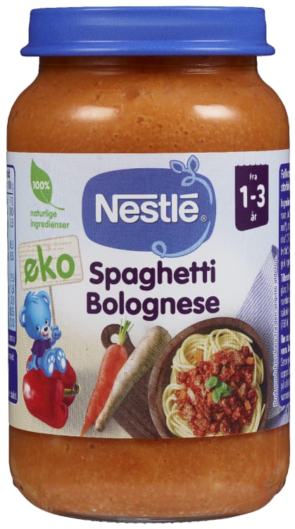 Bilde av Spaghetti Bolognese 1-3år 220g Nestle