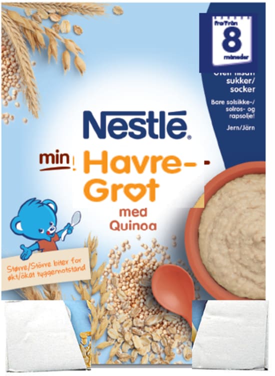 Min Grøt Havre med Quinoa 8mnd 480g Nestle