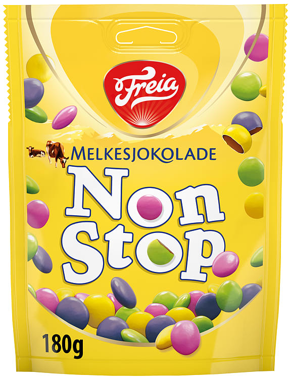 Freia Non Stop Melkesjokolade 180g