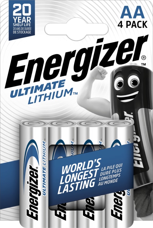 Bilde av Batterier Aa Ultimate Lithium 4stk Energizer