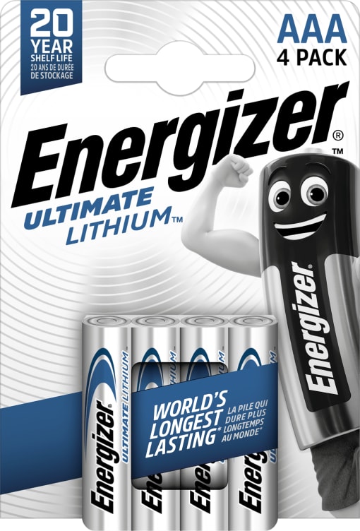 Bilde av Batterier Aaa Lithium 4stk Energizer