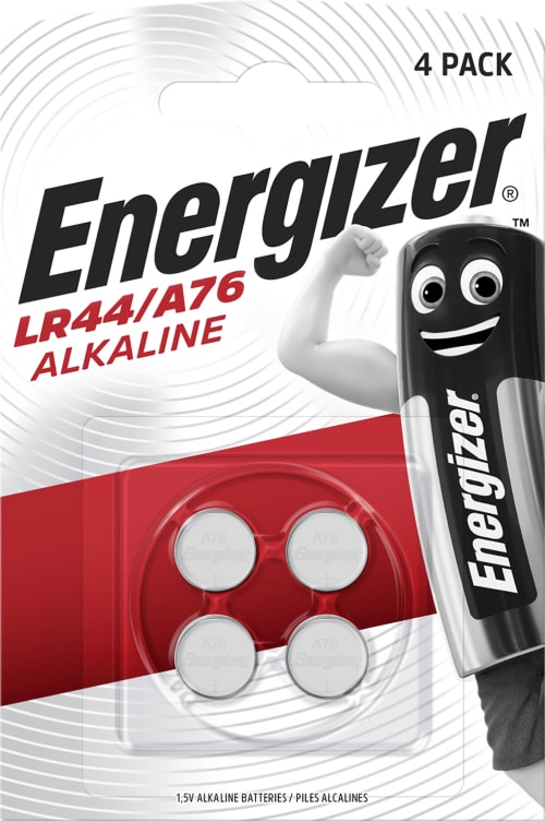Batterier Lr44/A76 4stk Energizer