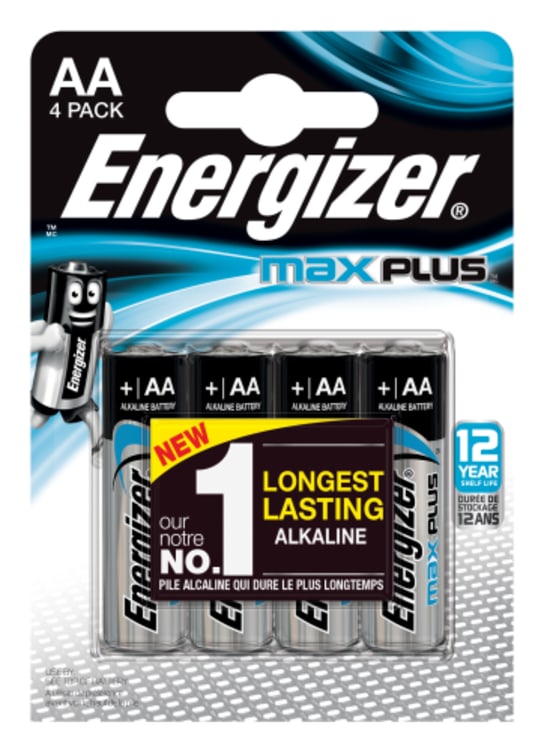 Batterier Aa Max Plus 4stk Energizer