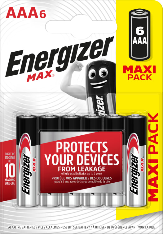 Bilde av Batterier Max Aaa 6stk Energizer