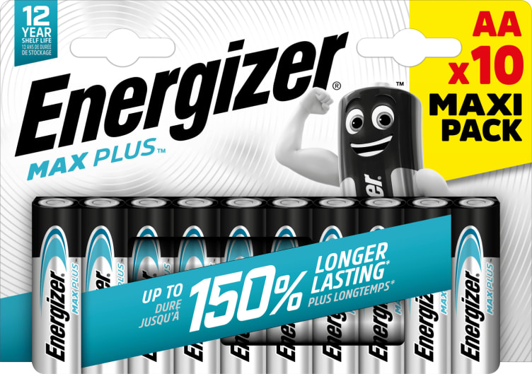 Bilde av Batteri Max Plus Alk Aa 10stk Energizer