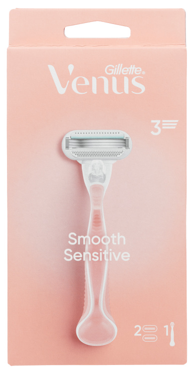 Venus Barberhøvel Smooth Sensitive 2up Gillette