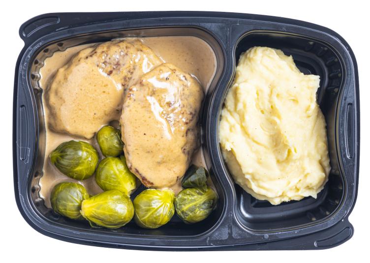 Elgkarbonader Varm Middag m/Tilbehør