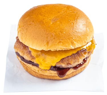 Angusburger 250g m/Brød&Ost pr stykk