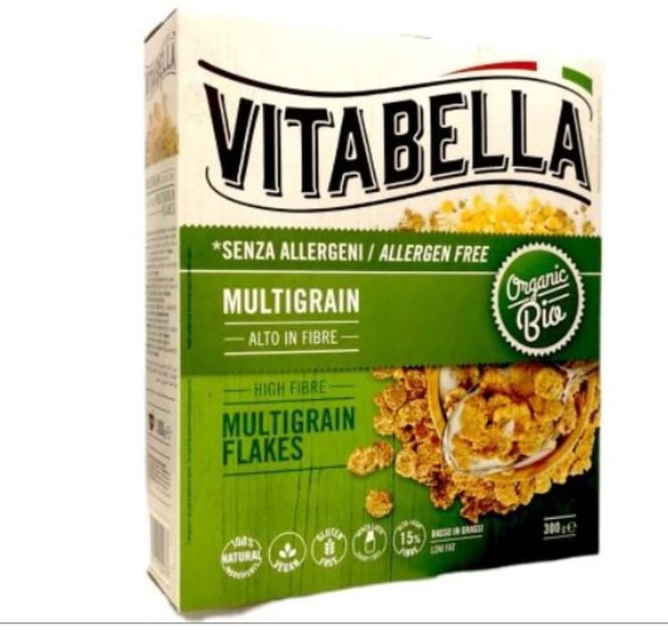 Multigrain Flakes 300g Gl.Fri Vitabella