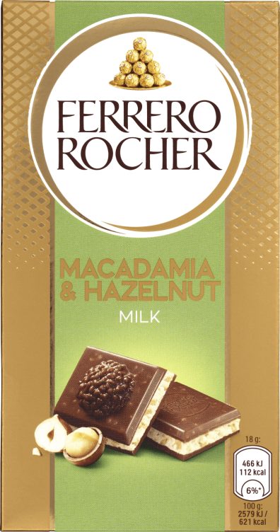 Ferrero Rocher Macadamia Tablet 90g