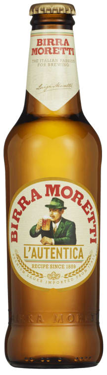Birra Moretti 0,33l flaske