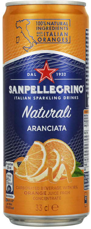 Product Image for San Pellegrino Aranciata 0,33l boks