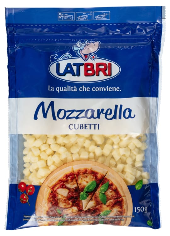 Mozzarella Cubetti 150g Latbri