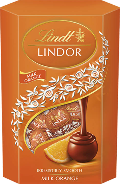 Lindor Cornet Orange 200g Lindt