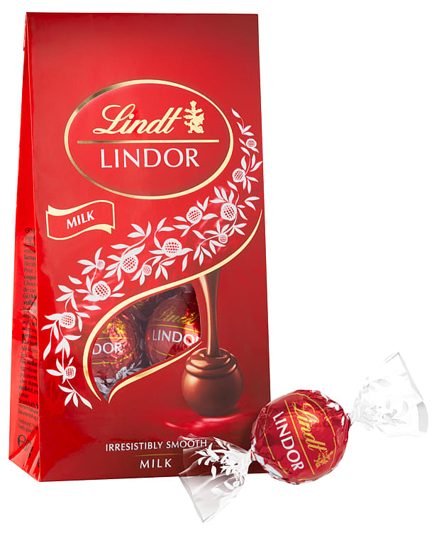 Lindor Milk 137g pose Lindt