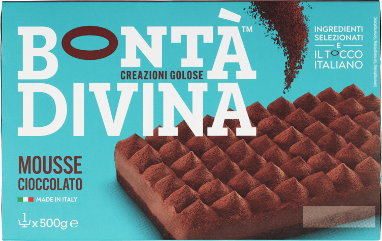 Sjokolademousse 500g Bonta Divina
