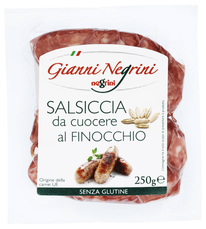 Salsiccia m/Fennikel 250g Negrini