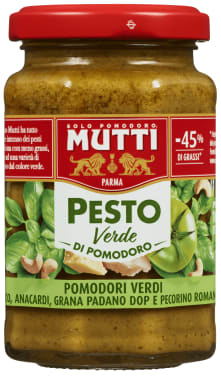 Pestosaus m/Grønne Tomater 180g Mutti