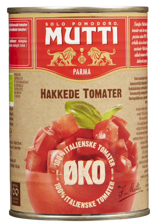 Tomater Hakkede Økologisk 400g Mutti