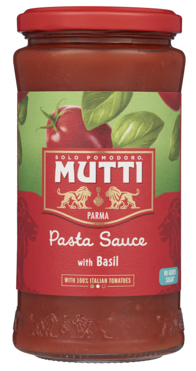 Mutti Pastasaus med Basilikum 400g