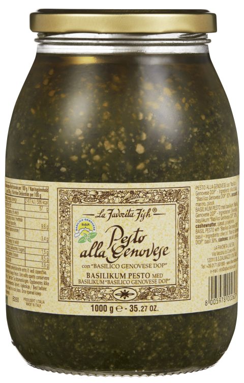 Pesto Grønn Alla Genovese 1kg La Favorita