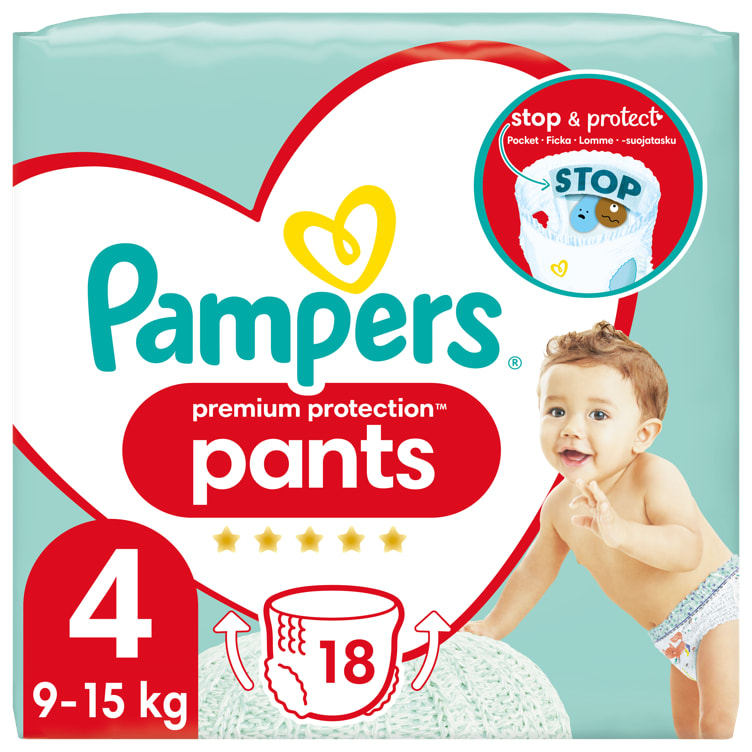 Bilde av Pampers Premium Pants S4 9-15kg 18stk